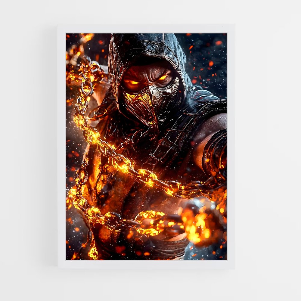 Poster Flamme du Combat – affiche Mortal kombat (vue 3)